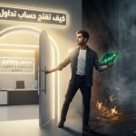 صورة تعبيرية توضح كيف تفتح حساب تداول آمن وتتجنب منصات الاحتيال عبر اختيار وسيط مرخص وموثوق.